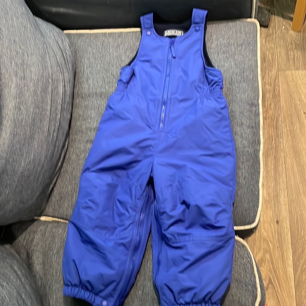 Land’s End snow suit snow bib